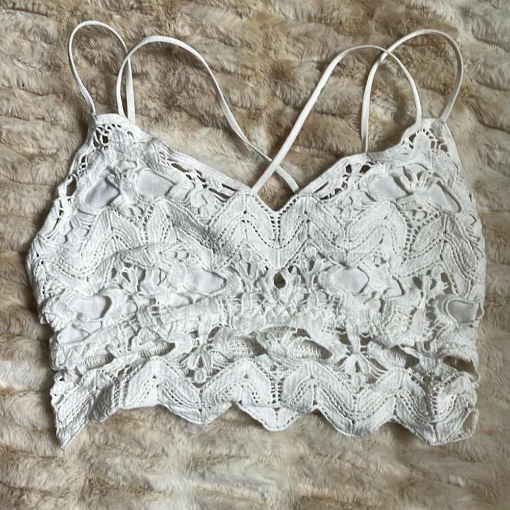 Off white Lace bralette